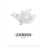 JUNIWORDS Stadtposter - Wähle Deine Stadt - Leverkusen - 