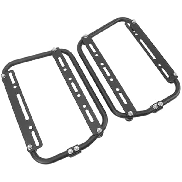 Stojaki Podtrzymujące Sakwy Motocyklowe, Uniwersalne Bagażniki Motocyklowe, Boczne Bagażniki Motocyklowe ze Stopu Aluminium, Boczne Belki Podporowe Sakwy, Wspornik Montażowy