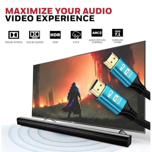 Image of Combo VGA to HDMI Converter with 4k 1.5M HDMI Cable | Unidirectional (VGA to HDMI Only) | 1080P Full HD |Adapter for Laptop /PC to Monitor /Projector /TV Compatible | 6 Month Warranty