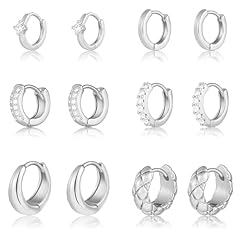 E-Silver hoops