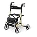 Produktbild Uniprodo UNI_ROLL_04 F Rollator faltbar champagne Leichtgewichtrollator Gehhilfe klappbar