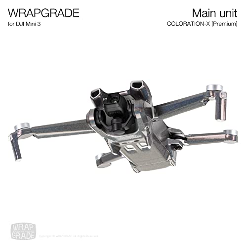 WRAPGRADE Skin Stickers compatible with DJI Mini 3, Coloration-x, Small - Image 3