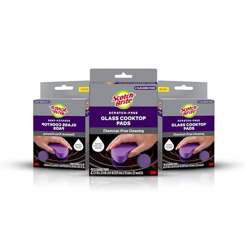 Scotch-Brite Glass Cooktop Pads, Scratch-Free &