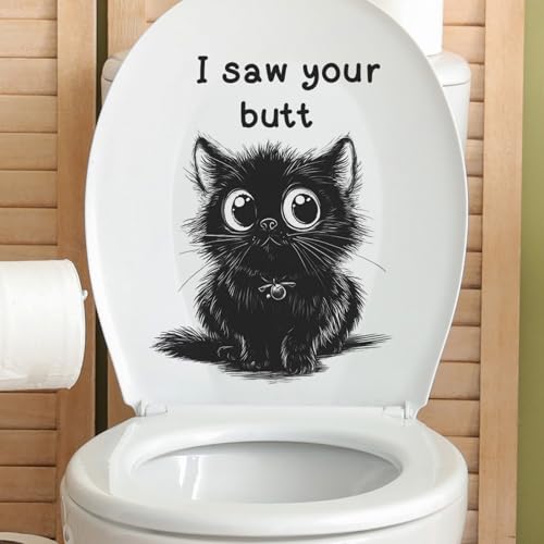 Vinilo Decorativo Gato Negro Achang para Pared Infantil miniatura 4