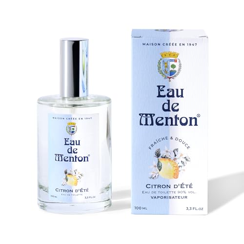 Eau de Menton Citron d'Eté - Citron Fleur d'Oranger - Prestige de Menton, Artisan Parfumeur (100 ml)