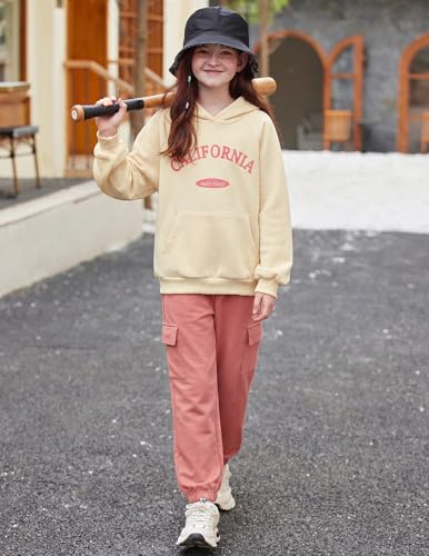 Image of Arshiner 2 Pieces Girls Outfits Fall Sweatsuits Sweatshirts and Sweatpants