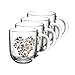 Produktbild LEONARDO HOME 046448 EMOZIONE Tasse 400 ml mehrfarbig Blumenherz 4er-Set, Glas