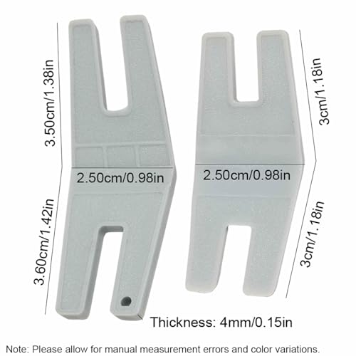 Placas de alivio para botón, 2 piezas miniatura 2