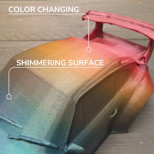 Image of Polymaker Panchroma PLA Filament 1kg, Gradient 3D Printing Filament 1.75mm | Starlight Rainbow, Neatly Wound PLA for Easy Print & Smooth Feeding. Compatible with Bambu Lab & Most 3D Printers