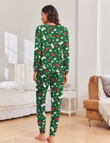Women's Button Down Pajamas Set - image 2