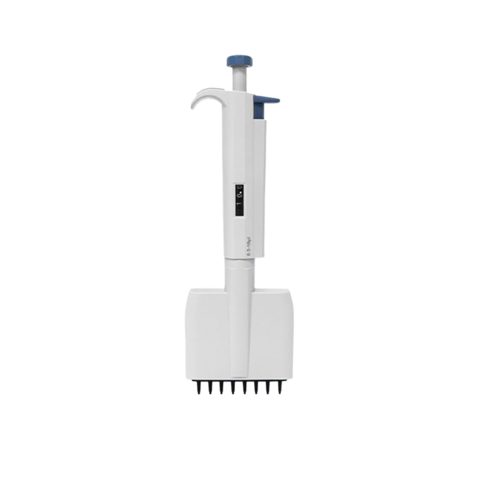 Pipeta Pipeta De Plástico Ajustable Con Micropipeta 8 Canales Completamente Estéril para laboratorio(50-300ul)