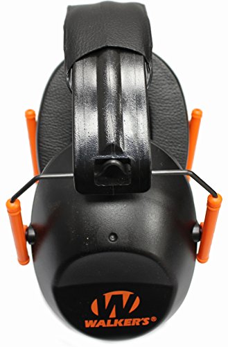 Walker's Passive Folding Muff, Black And Orange #TOP2