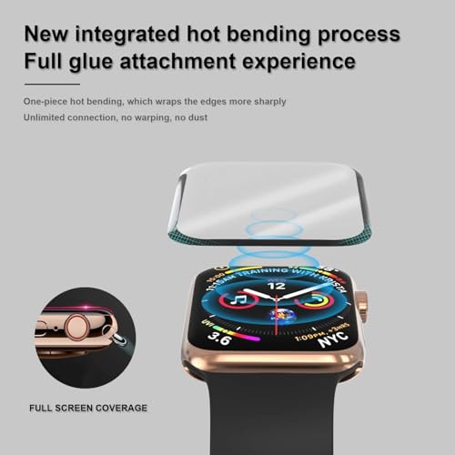 Image of Meyaar 2 Pack Screen Protector for Apple Watch Series 10 (46mm) - HD Clear Flexible Screen Guard (Not Glass)