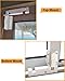 SDGINA Sliding Door Security Lock 2 Pack - Sliding Patio Door Lock for Glass Doors, Child Safety Foot Locks