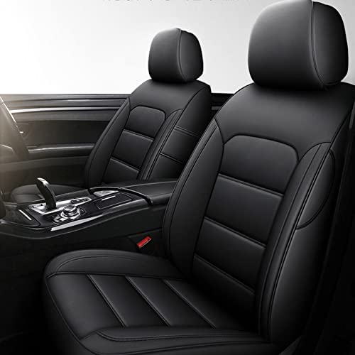 IKABEVEM Custom for Chevrolet Equinox Seat Covers 2018 2019 2020 2021 2022 Chevy Equinox Full Set Car Seat Covers Compatible with Airbag Waterproof Faux Leather Easy to Install