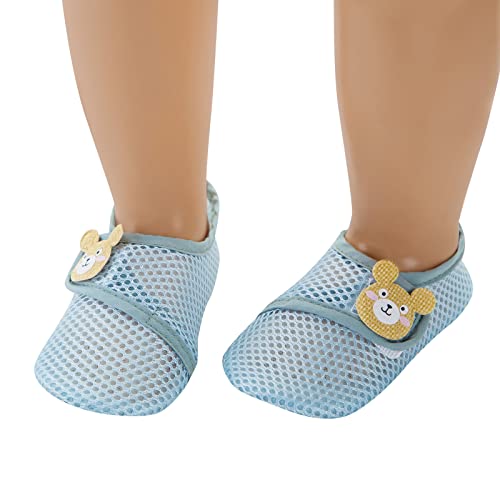Calcetines para bebé, zapatos para aprender a andar, zapatos de bautizo para niños, calcetines de suelo, de malla, transpirables, para niños, zapatos de bebé, calcetines de suela suave,