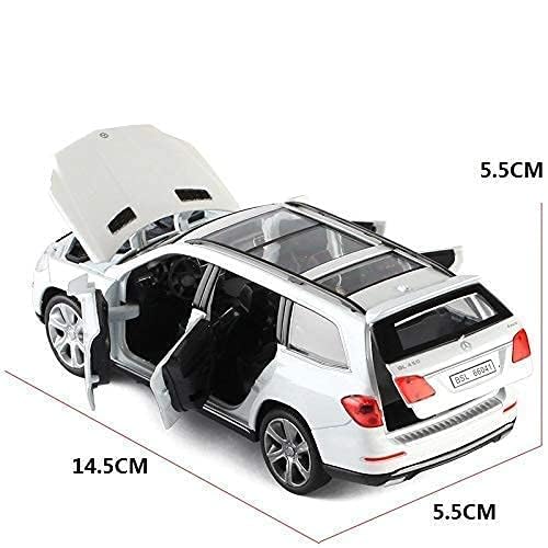 Image of WORSHIPER 4 Wheel Drive Mrcedes Benz Gl500 Car Metal Car Pull Back with Open Doors, Engine Cover, Tail with Front&Rear Light&Music Great Gift for Boys&Girls Above(Mrcedes Gl500)