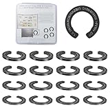 16Pcs Premium DA99-04158A Refrigerator Door Hinge Shims,4 Thicknesses Adjustable Height Kits (for Samsung 3282540, DA60-00314C, PS6448337, AP5668209)