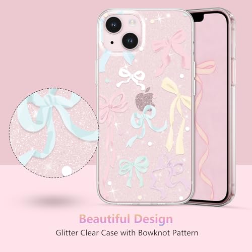 Coque antichoc iPhone 14 souple et résistante avec paillettes