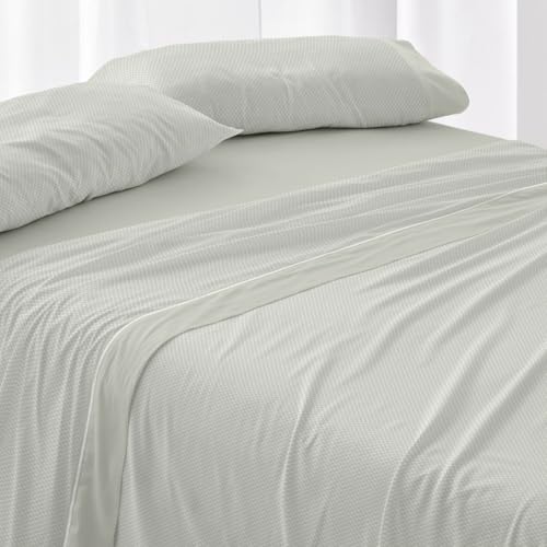 Burrito Blanco | Juego de sábanas Algodón | Cama de 150 a 160cm. (+Medidas Disponibles) | Diseño 633 | Color Oliva (150 160x190/200cm.)