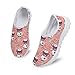 Dolyues Baskets fantaisie pour femme - Motif ours de dessin animé panda galaxie - Pour la marche, le sport, la course à pied, Ours rose., 36.5 EU