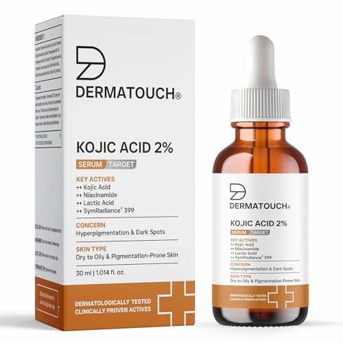 Image of DERMATOUCH Kojic Acid 2% Serum | Best for Hyperpigmentation, Uneven Skin Tone & Dark Spots | For Both Men & Women | 30ml