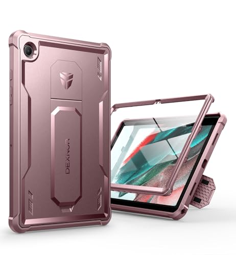 Coque Samsung Galaxy Tab A8 pour enfants et famille idéale pour le visionnage en couleur rose