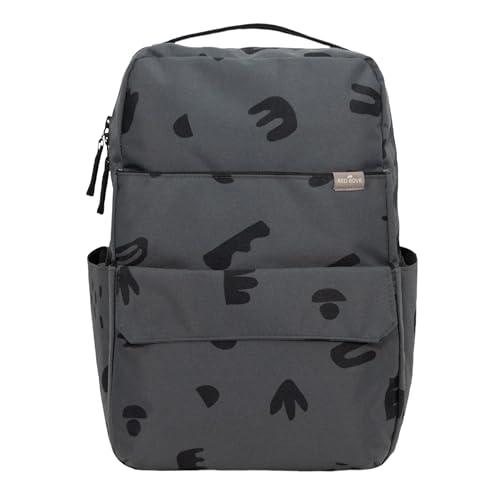 Image of RED ROVR Roo Lightweight 1 LB Diaper Bag Backpack | 11 organizational pockets| Durable & Water-Resistant (Charcoal Doodle)