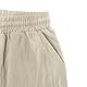 Aoouekul Leinen Shorts Herren Sommershorts Strandshorts Herrenhose Kurz Jogginghose Locker Freizeithose für Herren Casual Cargo Short (Khaki,3XL)