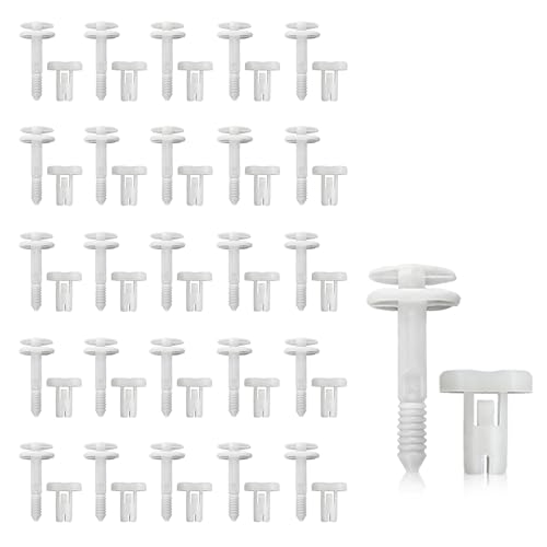 50PCS Compatible with GM Door Panel Clips OEM#15960325 Door Panel Retainer Clips Kit for Car Retainer Clips Trim Clips Automotive Replacement Compatible with GMC 1500 K1500 C2500