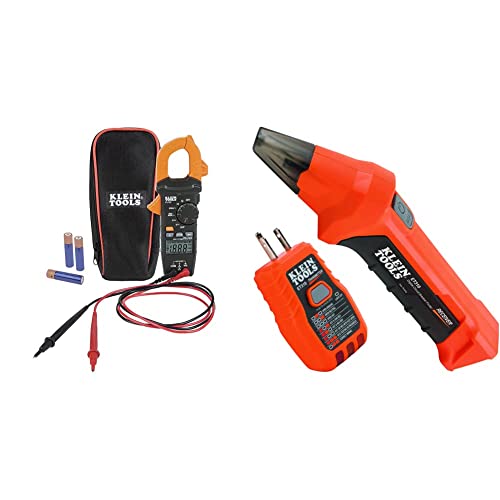 Klein Tools CL120 Digital Clamp Meter + Klein Tools ET310 AC Circuit Breaker Finder