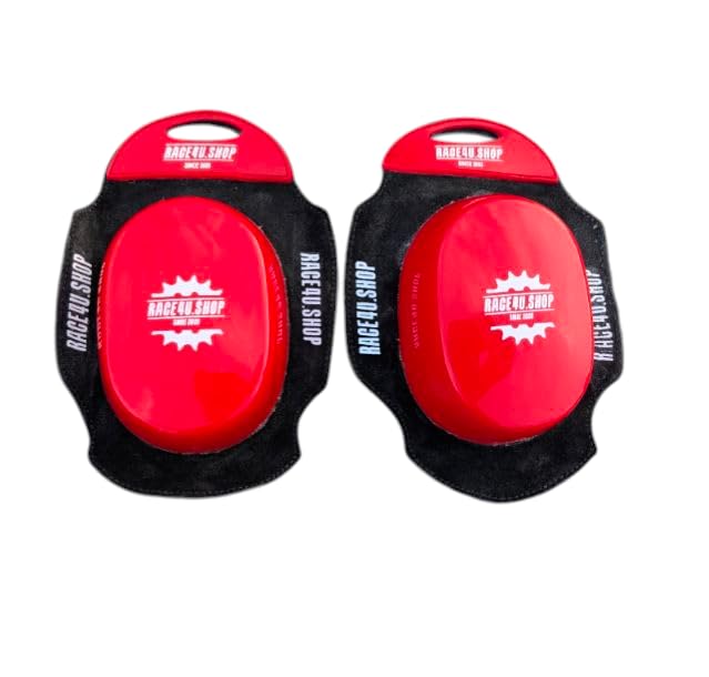 Race4u Genouillères de qualité supérieure - Abrasion optimale et longue durée de vie - Slider genou de moto idéal pour la piste de course et la route -...
