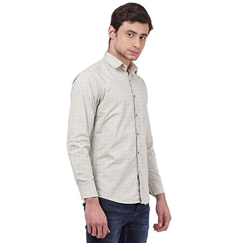 Image of TAHVO Men's Regular Fit Long Sleeves Cotton Formal Shirt
