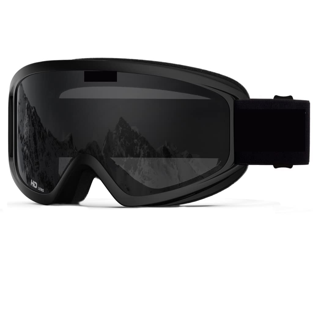 gogle narciarskie Profesjonalne gogle narciarskie Double Layers Lens Anti-fog Okulary narciarskie Narciarstwo Snowboard Gogglesw Gogle Mężczyźni Kobiety gogle narciarskie (Kolor: E) (D)