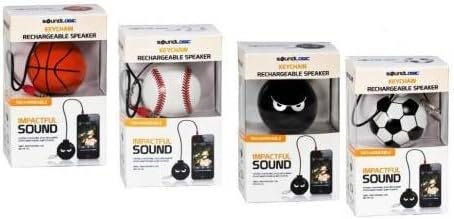 Soundlogic Rechargeable Sports Keychain Speaker (Soccer) image 4