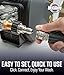 McKillans® M22-14mm Pressure Washer Quick Connect Pair - M22 to 3/8 Quick Connect Pressure Washer Fittings - Power Washer Accessories - Quick Connect Hose Fittings - Hose Adapter Set (Stainless Steel)