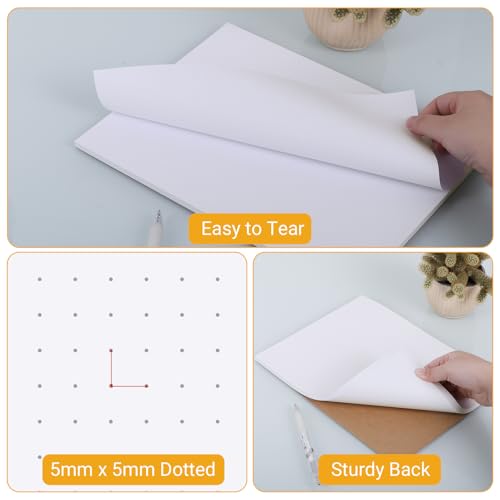 Notas de puntos zmybcpack de doble cara para evitar hojas malgastadas y desorden 3