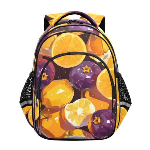 Cartable scolaire ergonomique raisins violets pour enfant