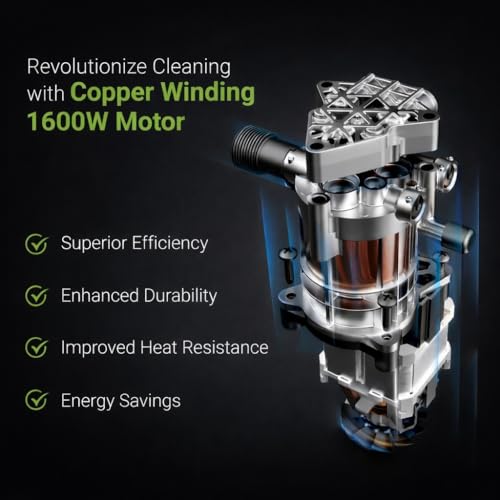 Image of Senkai Impreza Car Washer High Pressure | 1600W & 130 Bar Powerful Motor | Max Pressure 6.5 L /min Flow Rate with On /Off Switch | 5m Outlet Hose Pressure Washer for car Bike and Home Cleaning