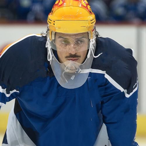 image for BESPORTBLE Hockey Neck Guard for Goalie - Clear Ice Hockey Goalie Thro