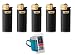 Produktbild BIC Feuerzeug Reibrad Mini J25, schwarz/Gold (5 Stück)