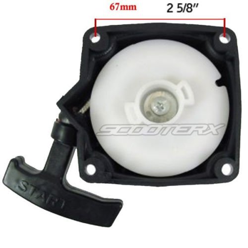 Universal Pull Starter Style #1 + Starter Catch - Fits X-Treme, Evo, Boreem, Pep Boys, Star 2, Gas Scooter Models [4703] + [4461] #TOP1