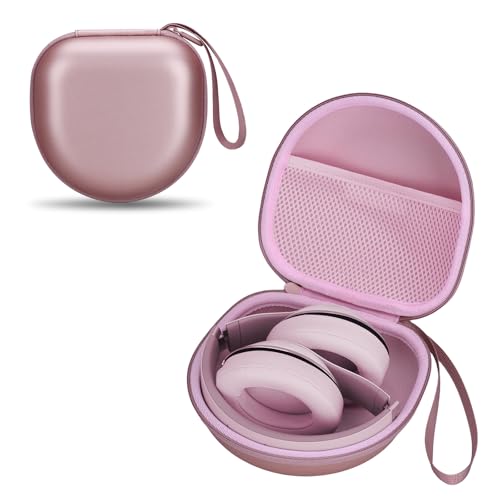 Image of Headphone Case Compatible with JBL /Beats /BERIBES /Jlab /Picun /TOZO /KVIDIO /Soundcore Anker /Skullcandy Noise Cancelling Over-Ear Headphones, Pearl Pink