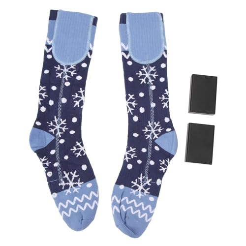 Heated Socks,Blue Three Speed Adjustment Battery Heated Socks for Women Camping Fishing Cycling Skiing Hunting Hiking