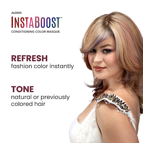 ALOXXI InstaBoost Conditioning Color Mask in Good As Rose Gold, Deposits Rose Gold Color and Deeply Conditions Hair, 6.8 Fl Oz