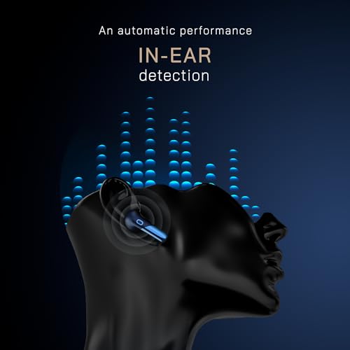 Image of Noise Buds Xero Truly Wireless in-Ear True Wireless Earbuds with Adaptive Hybrid ANC (Upto 50dB), in-Ear Detection, Sound+ Algorithm, 12.4MM Driver, 50H Playtime, BT v5.3(Chrome Blue)