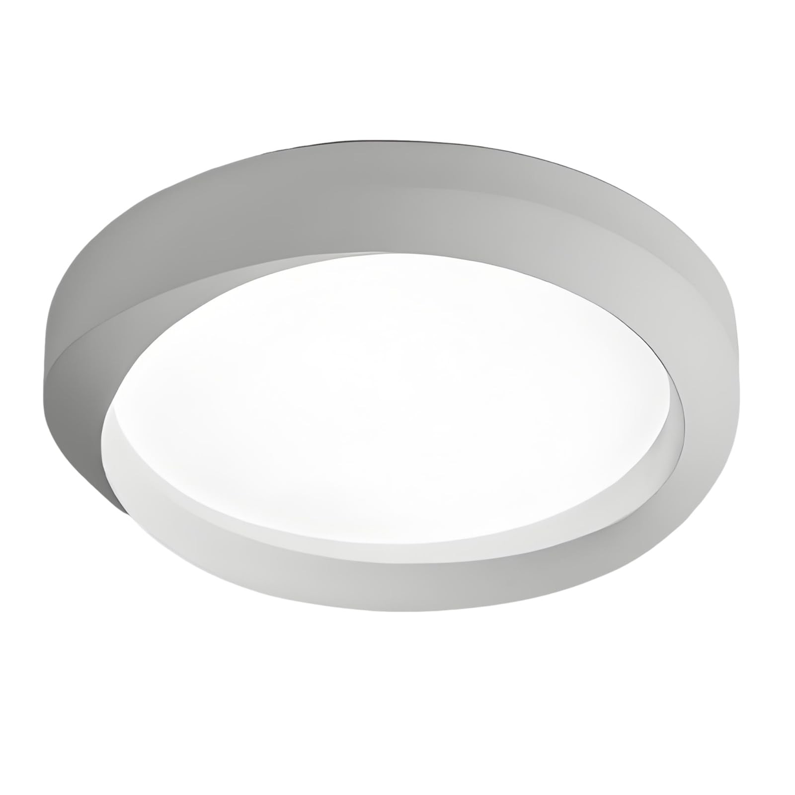 YNVIOZM Mid-Century Flush Mount LED Ceiling Light Vintage Minimalism Round Low-Profile Ceiling Lamp 3-in-1 Color Temperature Modern Lighting Fixtures for Bedroom Living Room Laundry Room Hallway