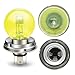 SOFOC P45T Motorcycle/Car Halogen G40 Bulb 6V 45/40W Yellow High/Low Beam Design Plug & Play 1Pcs
