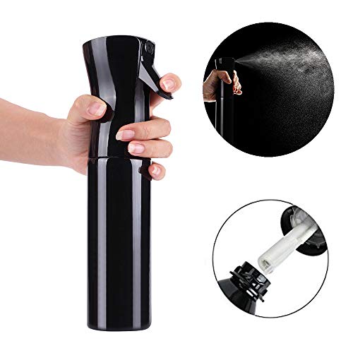 Xiton Brumisateur Amende Spray Vide 1 Pc Coiffure Vaporisateur D'Eau Arrosoir PulvéRisateur Vide Pour Coiffeur Cheveux Fleur Plantation Outil (Noir)