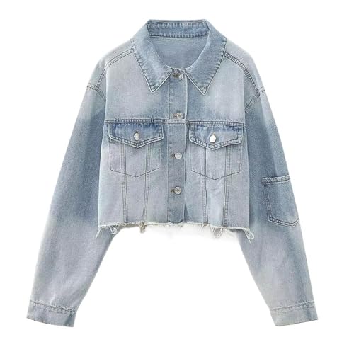 Veste en jean pour femmes style européen idéale pour vos sorties en ville